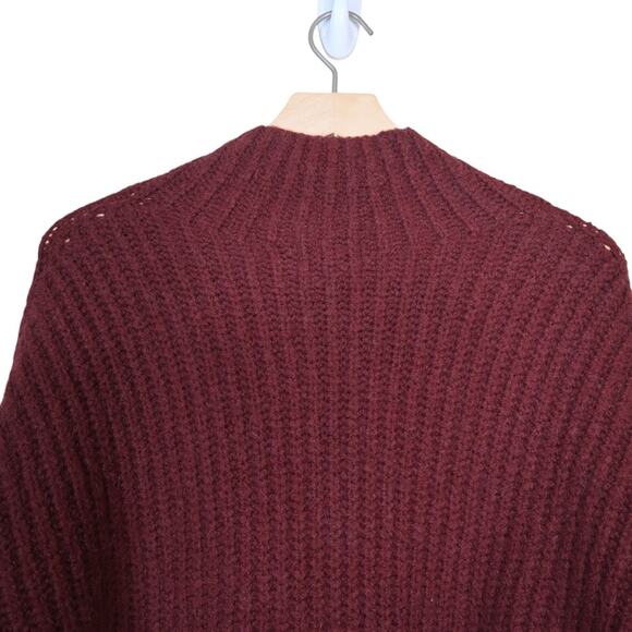 Maeve by Anthropologie Womens XSP Athena Cowl Neck Oversized Sweater - Picture 5 of 10